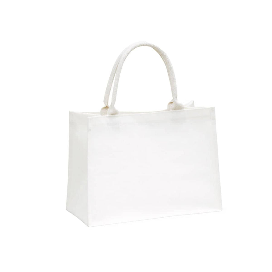 Blank Canvas Tote Bags, Pack of 2 - 27 x 14 x 25 cm