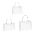 Blank Canvas Tote Bags, Pack of 2 - 27 x 14 x 25 cm - view 3