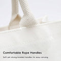 Blank Canvas Tote Bags, Pack of 2 - 27 x 14 x 25 cm - view 5