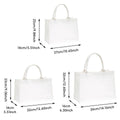 Blank Canvas Tote Bags, Pack of 2 - 36 x 16 x 32 cm - view 4