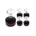 Blank Photosensitive Stamps with Crystal Handle, Pack of 5 - Circle 45 mm