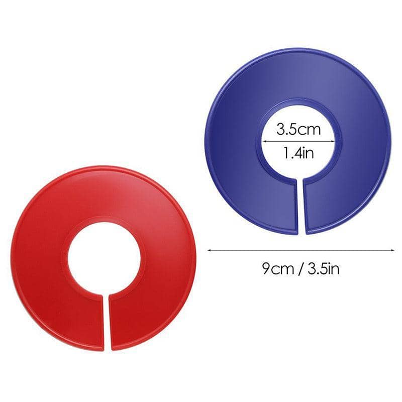 Blank Round Clothing Rack Size Dividers, Pack of 20 - view 3