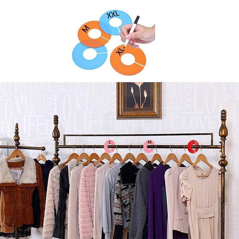 Blank Round Clothing Rack Size Dividers, Pack of 20 - view 4