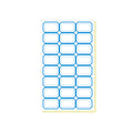 Blank Self-Adhesive Price Labels - Blue Border, 3.8 x 2.4 cm, 100 Pack