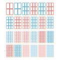 Blank Self-Adhesive Price Labels - Blue Border, 6.5 x 3.8 cm, 100 Pack - view 3