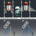 Blind Spot Mirrors 360 Degree Adjustable Wide Angle Convex - Silver, Pack of 2 - view 3