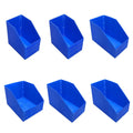 Blue Corrugated Plastic Storage Bin - 30 x 20 x 30cm - view 3
