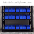 Blue Corrugated Plastic Storage Bin - 30 x 20 x 30cm - view 5