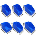 Blue Corrugated Plastic Storage Bin - 60 x 36 x 35cm - view 4