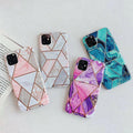 Blue Marble Shockproof Silicone Phone Case - For iPhone 14 Plus - view 3