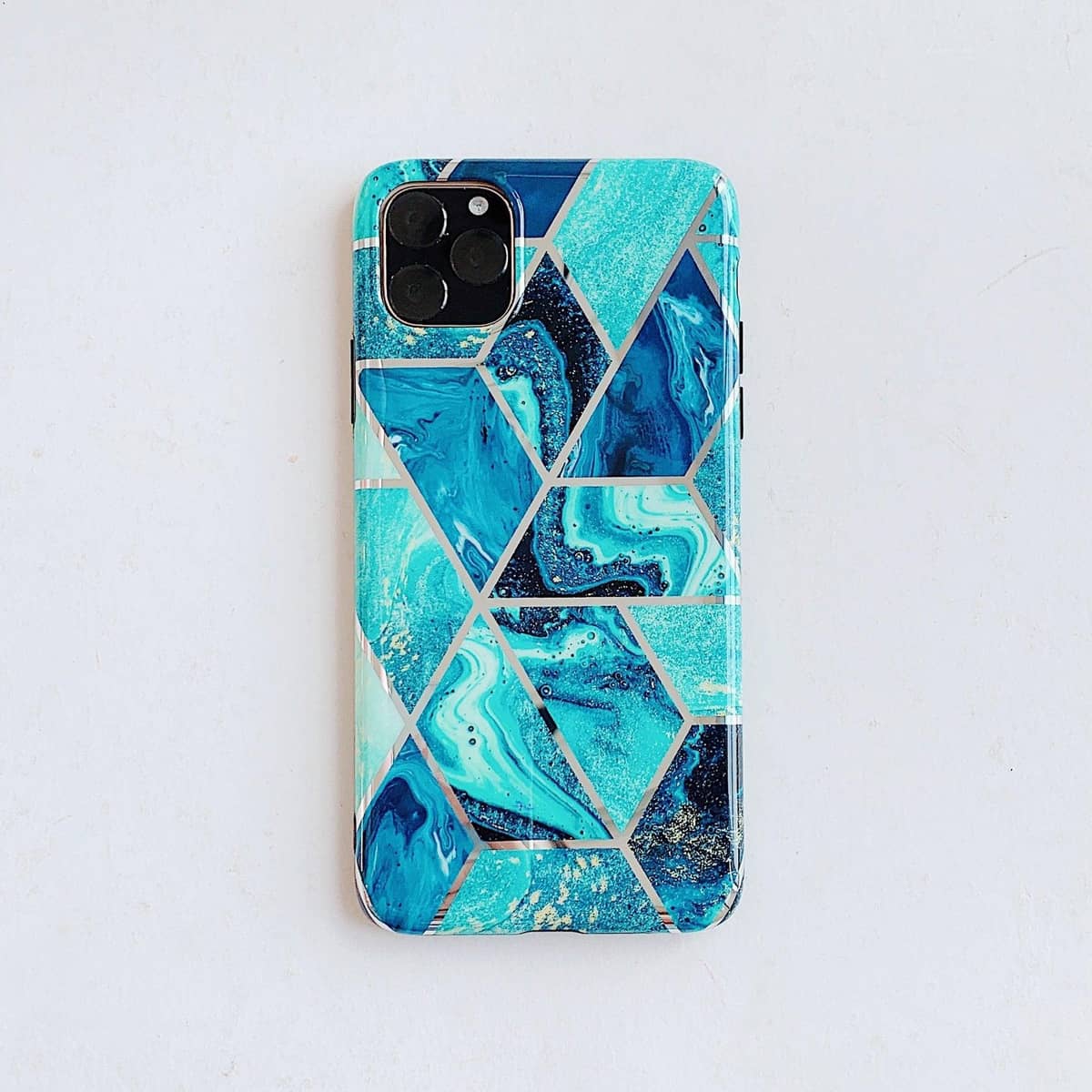 Blue Marble Shockproof Silicone Phone Case - iPhone XS Max - view 5