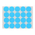 Blue Round Sticker Dots Adhesive Labels - 25mm, 200 Dots
