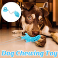 Blue Shark Dog Chew Toy with Suction Cup and Rope
