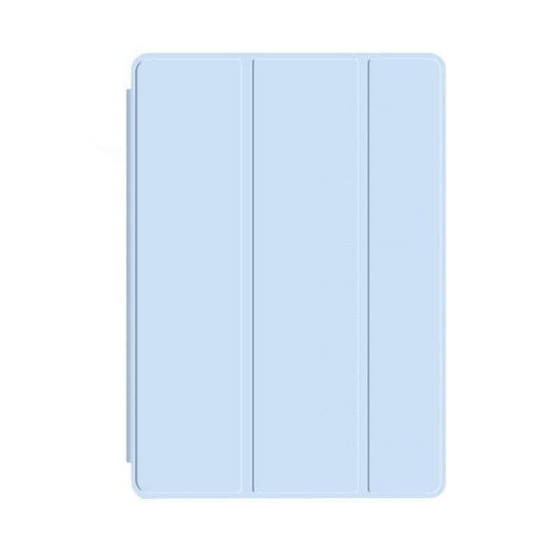 Blue Shockproof Silicone iPad 2018 Case with Pencil Holder 9.7 in (24.6 cm)