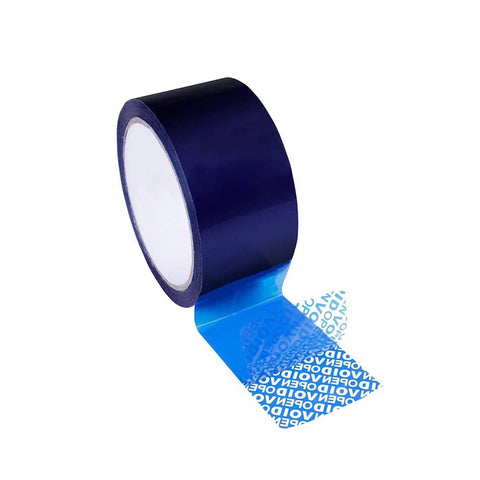 Blue VOID Tamper Evident Sealing Tape for Cartons Documents and Parcels - 4 cm x 50 m