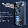 Bluetooth 5.0 Audio Adapter, Transmitter and Receiver with 3.5mm AUX - Black - view 3