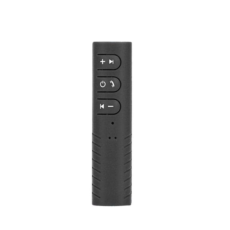 Bluetooth 5.0 Audio Receiver with 3.5 mm AUX for Car and Home Stereo - Black