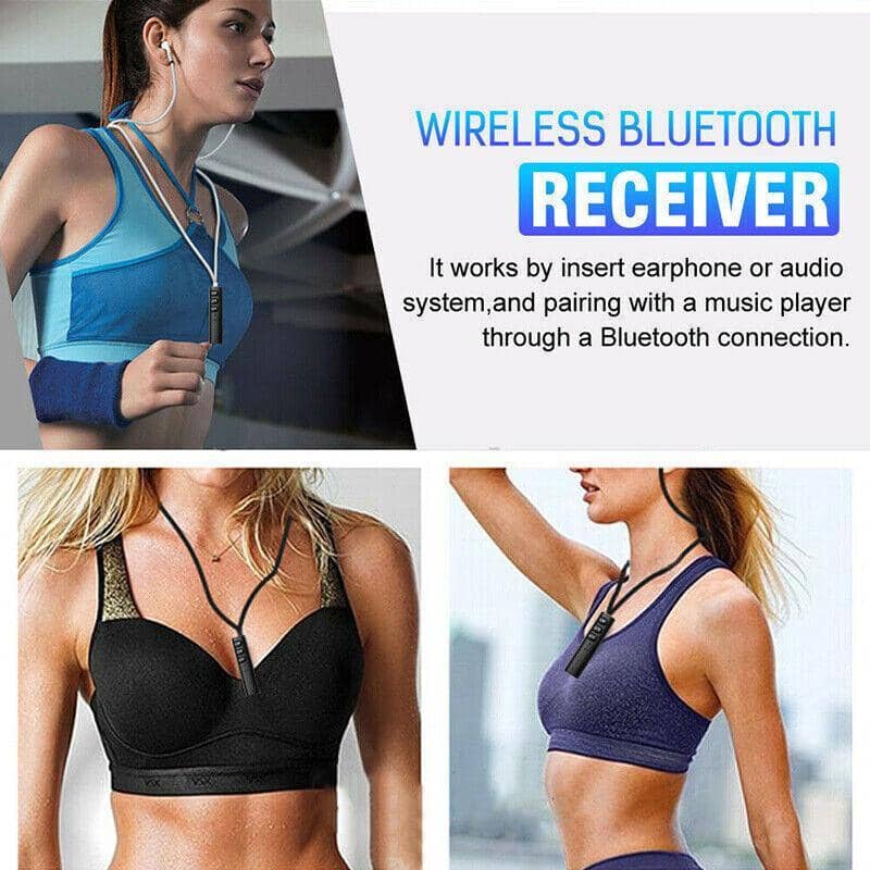 Bluetooth 5.0 Audio Receiver with 3.5 mm AUX for Car and Home Stereo - Black - view 3
