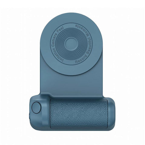 Bluetooth Camera Grip Handle for Phone Photography - Blue