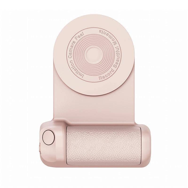 Bluetooth Camera Grip Handle for Phone Photography - Light Pink