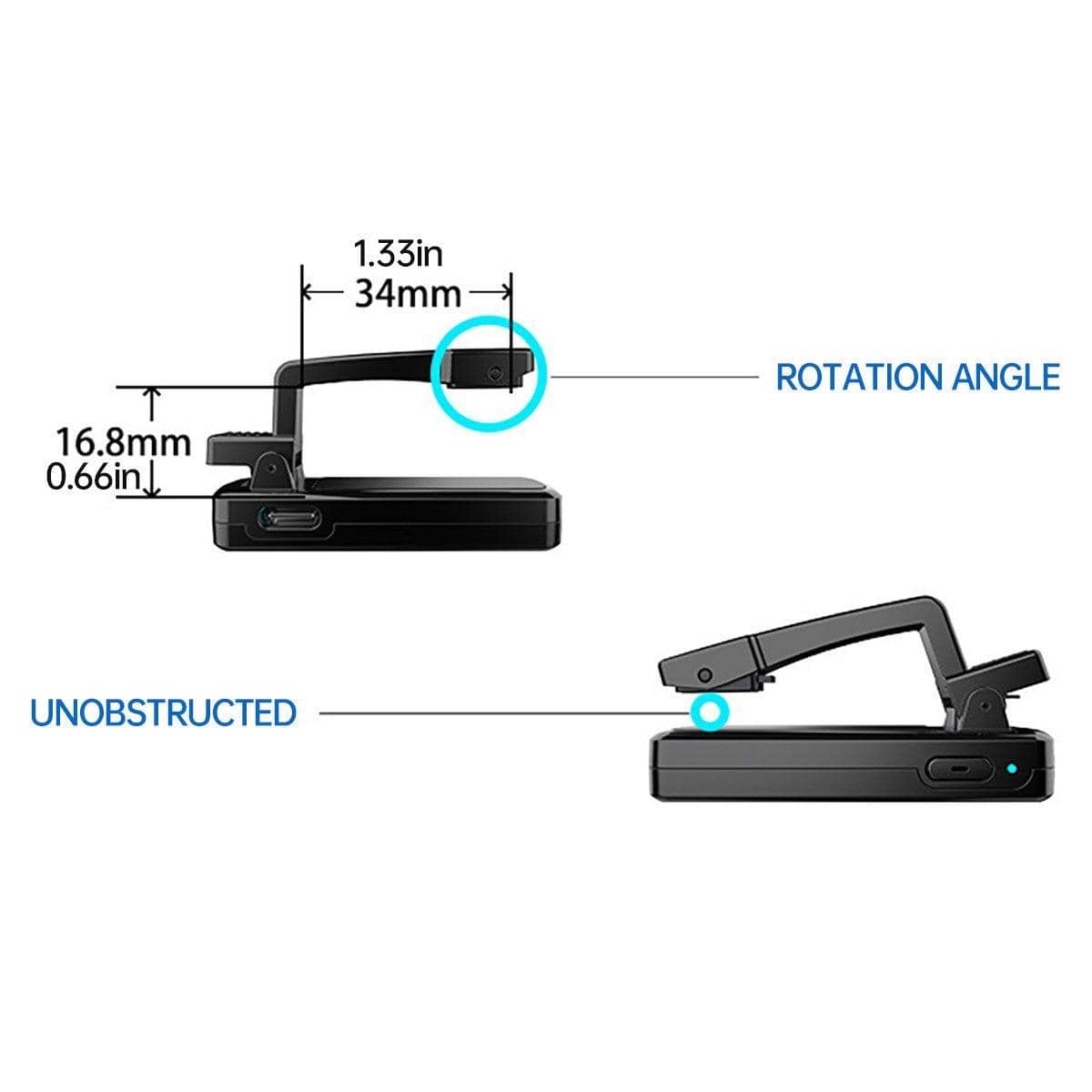 Bluetooth Remote Page Turner Ring for Kindle and E-Readers, Hands Free - view 3
