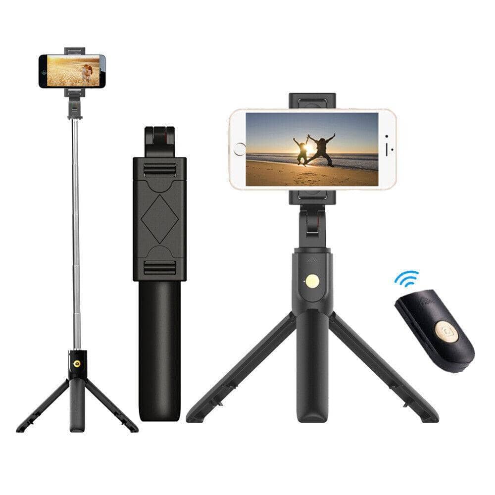 Bluetooth Selfie Stick Tripod with Remote, Extendable and Foldable - White - view 5