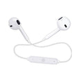 Bluetooth Wireless Sports Earphones with Microphone - White