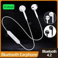 Bluetooth Wireless Sports Earphones with Microphone - White - view 2