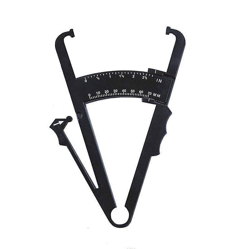Body Fat Caliper Skinfold Measurement Tool - Black
