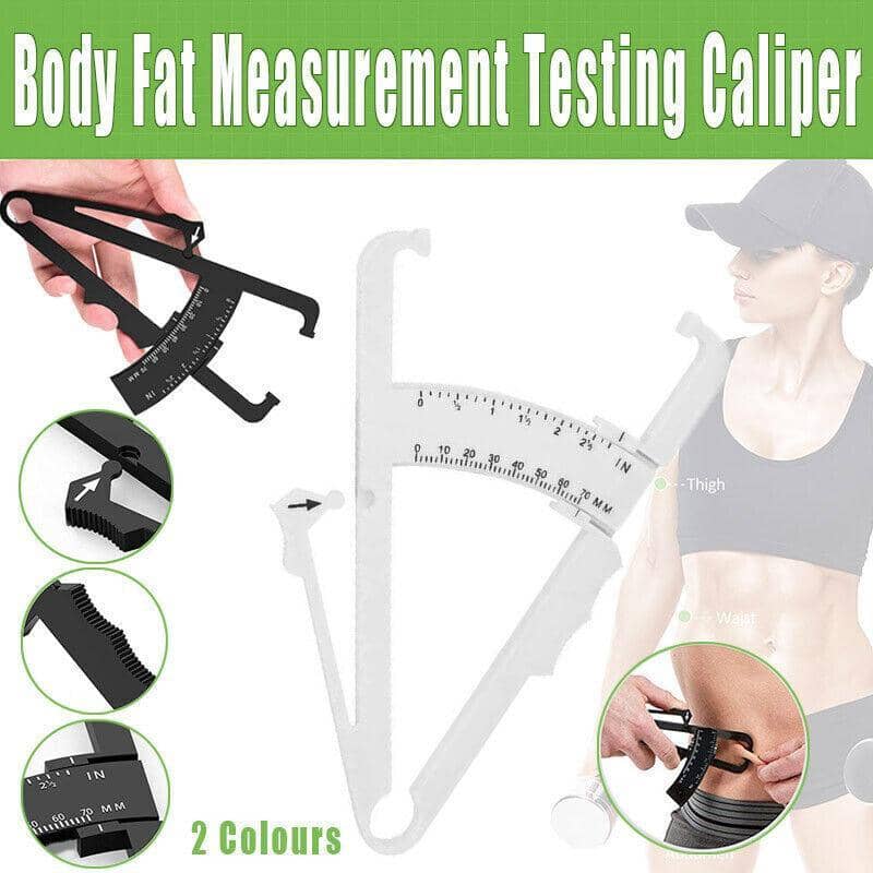 Body Fat Caliper Skinfold Measurement Tool - Black - view 2
