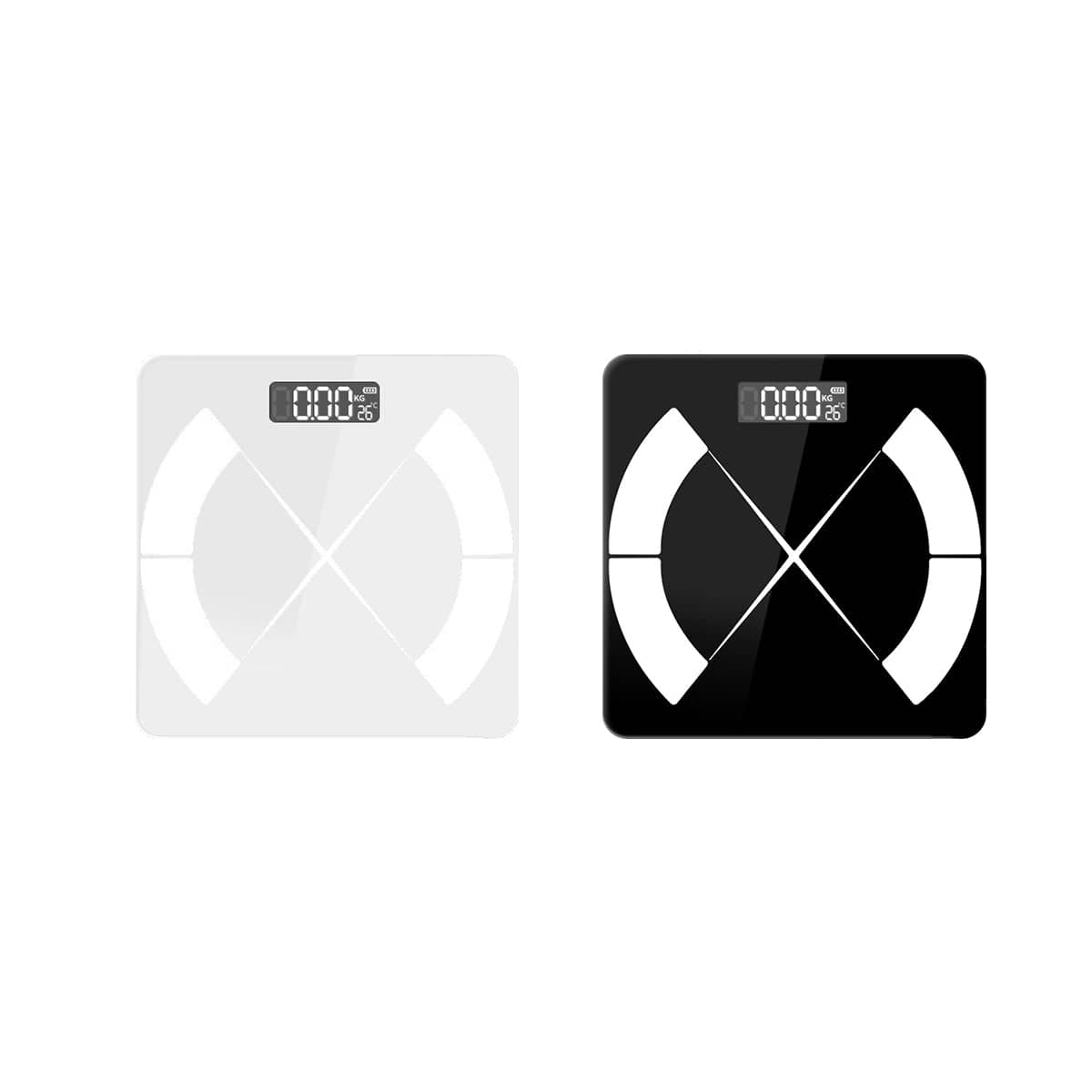 Body Fat Scale with Tempered Glass - White - view 3