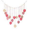 Bohemian Woven Leaf Wall Hanging Tapestry, 120 x 75 cm - view 2