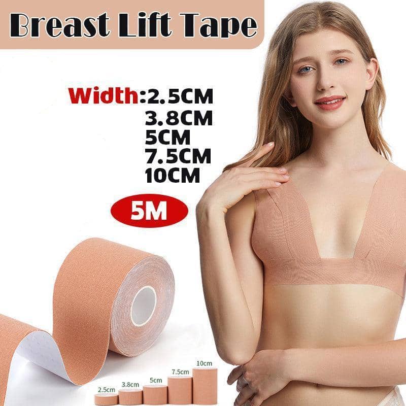 Boob Tape Invisible Breast Lift Tape, Nude - 7.5 cm x 5 m Roll - view 2