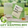Book Style Flip Lid Gift Box Set with Handbag - 25 x 11 x 32 cm, Set of 2 - view 2