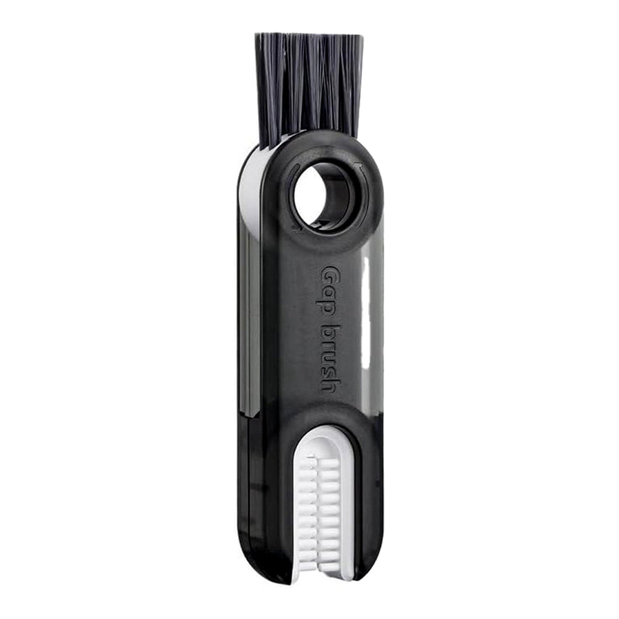 Bottle Cleaning Brush with 3-In-1 Rotating Heads - Grey