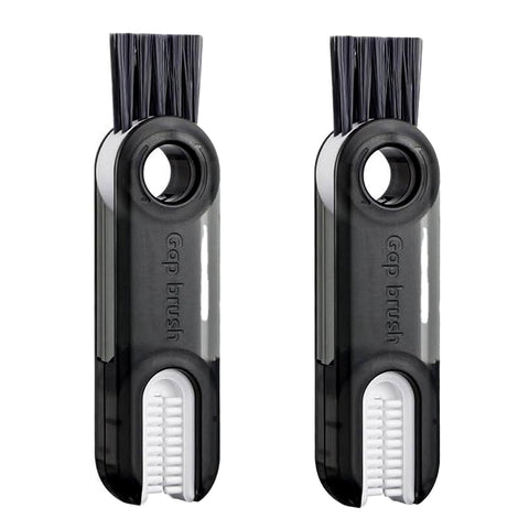 Bottle Cleaning Brush with 3-In-1 Rotating Heads - Grey, 2 Pack
