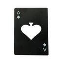 Bottle Opener in Stainless Steel, Ace of Spades Card Design - Silver - view 3