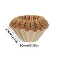 Bowl-Shaped Coffee Filter Papers for Drip Coffee Makers, Pack of 100 - White - view 4
