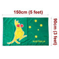 Boxing Kangaroo Flag, 90 x 150 cm (3 x 5 ft) Woven Polyester Banner - view 3