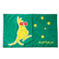 Boxing Kangaroo Flag, 90 x 150 cm (3 x 5 ft) Woven Polyester Banner - view 4