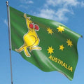 Boxing Kangaroo Flag, 90 x 150 cm (3 x 5 ft) Woven Polyester Banner - view 5