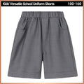 Boys Cotton Blend Summer Shorts - Grey, Size 100 (Length 33 cm) - view 2