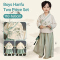 Boys Hanfu Outfit with Bamboo Embroidery - 160 cm - view 2