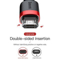 Braided Micro USB 2.4A Fast Charging Cable, 2 m - Red - view 5