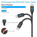 Braided USB-C Charging Cable for PS5 Controller - 3 Metre, Black - view 5