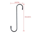 Brake Caliper Hooks, Steel S-Shaped, Pack of 2 - Blue - view 4