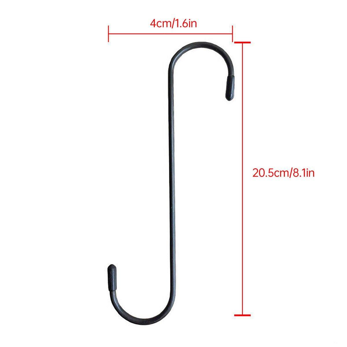 Brake Caliper Hooks, Steel S-Shaped, Pack of 2 - Blue - view 4