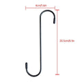 Brake Caliper Hooks, Steel S-Shaped, Pack of 2 - Yellow - view 4