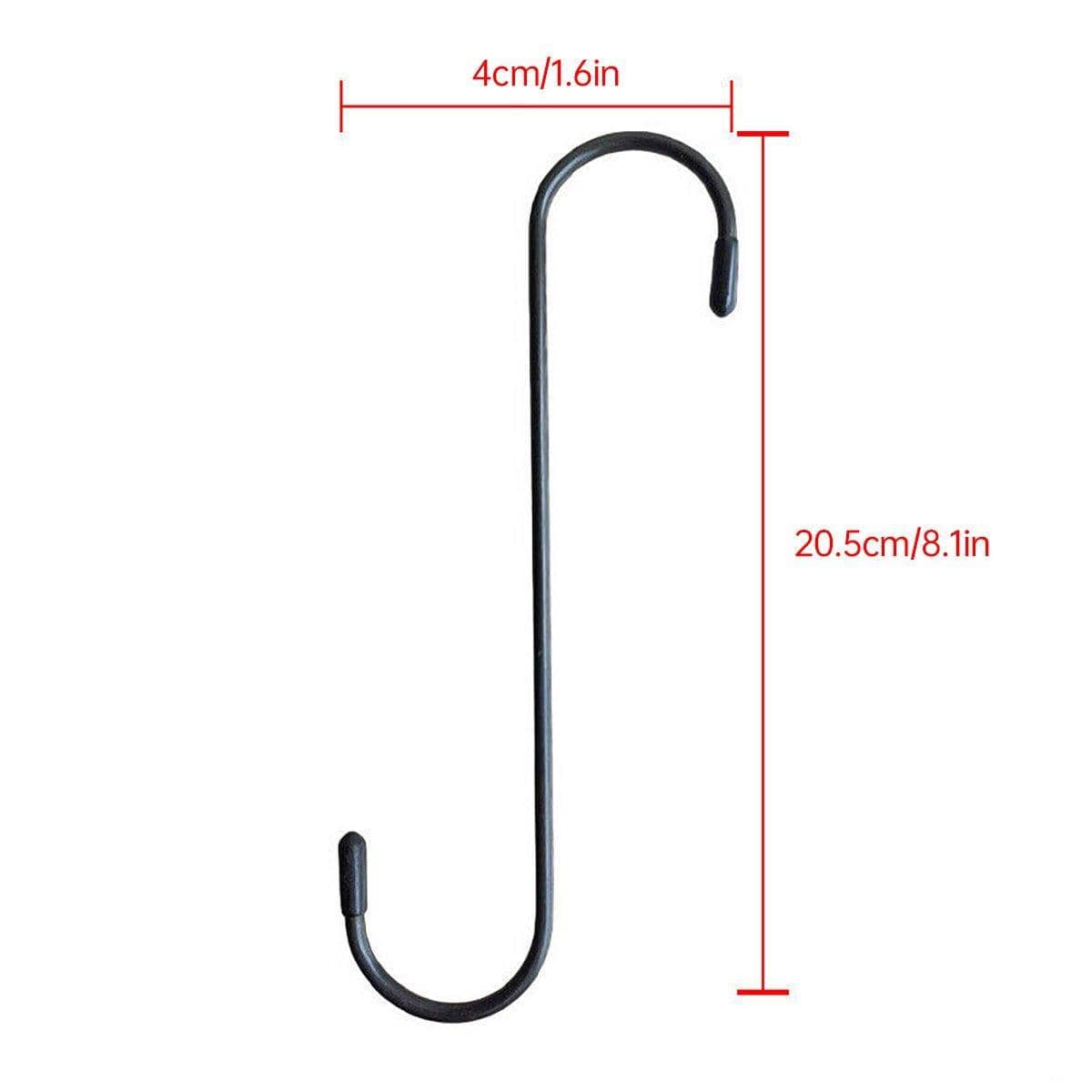 Brake Caliper Hooks, Steel S-Shaped, Pack of 2 - Yellow - view 4