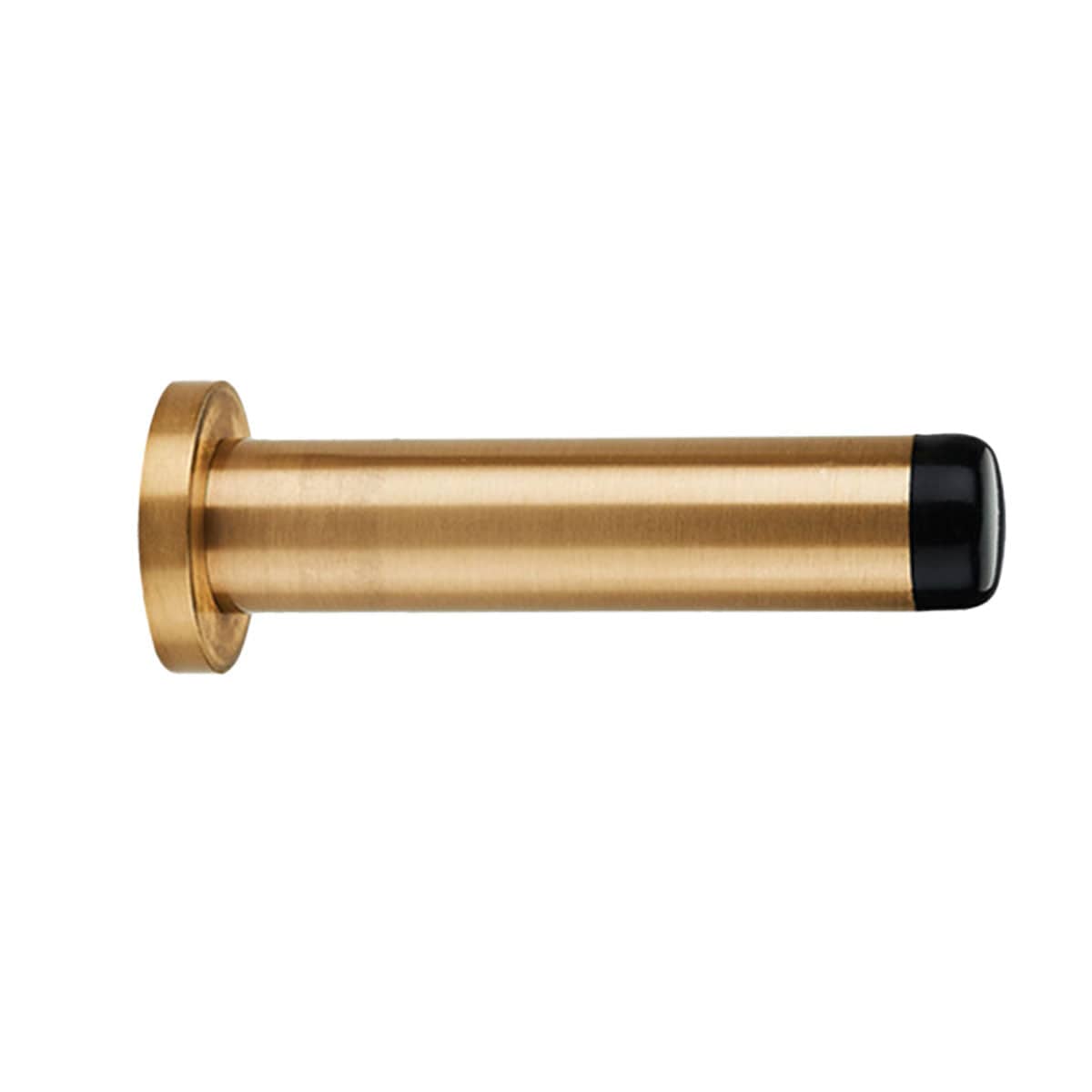 Brass Anti Collision Door Stopper with Rubber Tip, Wall Mounted Door Buffer for Bathrooms - view 2